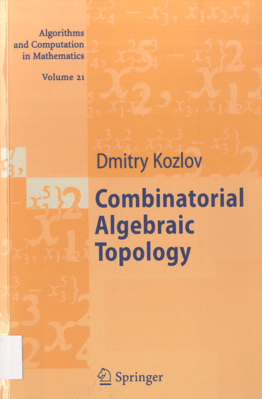 Combinatorial algebraic topology