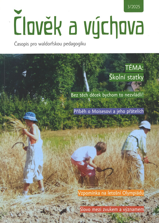 Člověk a výchova