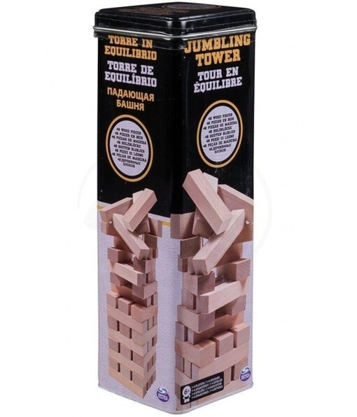 Jumbling tower = Tour en équilibre = Torre de equilibrio = Wackelturm = Wirwartoren = Torre in equilibrio = Torre de equilíbrio = Padajuščaja bašnja = Tańcząca wieża = Padající věž = Padajúca veža = Imbolygó torony = Turn în echilibru = Pyrgos me chylina touvlakia = Padajúci toranj = Klateščata se kula = Stolp ravnotežja