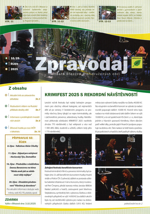Zpravodaj města Březová a přidružených obcí