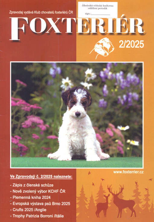 Foxteriér : zpravodaj KCHF ČR