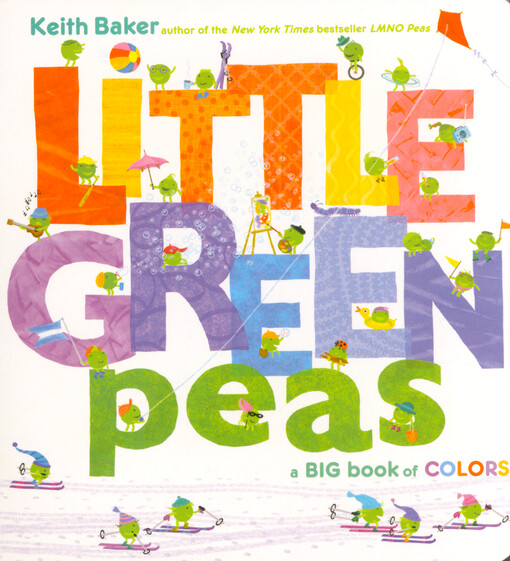 Little green peas : a big book of collors