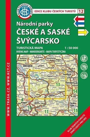 Národní parky České a Saské Švýcarskoturistická mapa 1:50 000