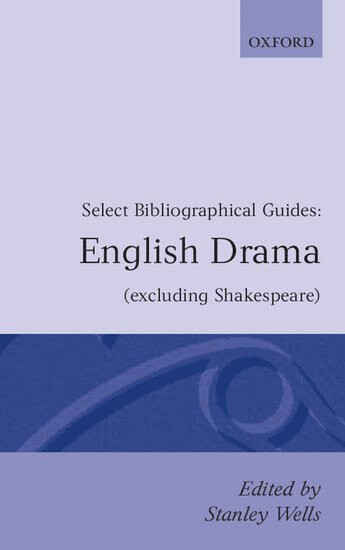 English Drama (excluding Shakespeare)