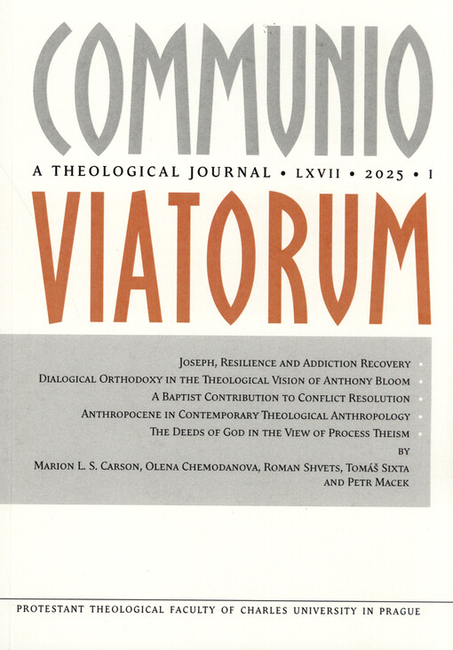Communio viatorum : a theological journal