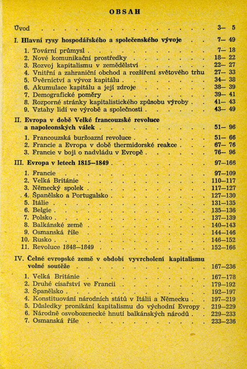 Obecné dějiny novověku II. : 1789-1870.