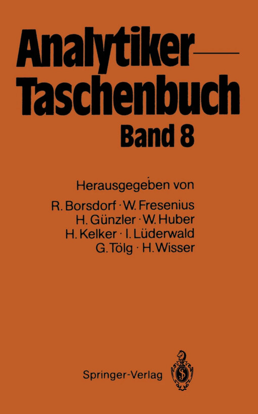 Analytiker-Taschenbuch.