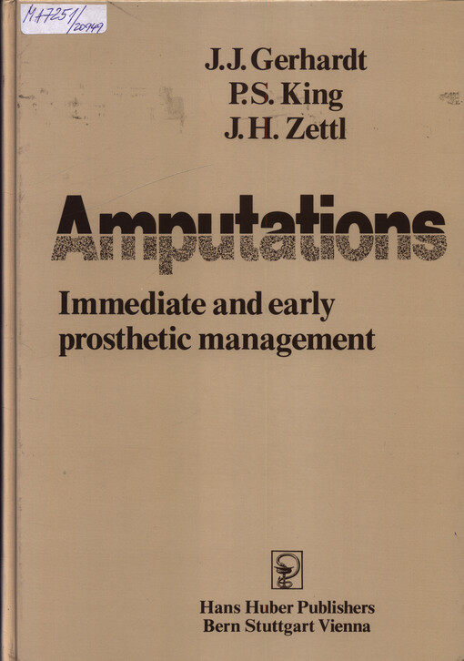 Amputations : immediate and early prosthetic management