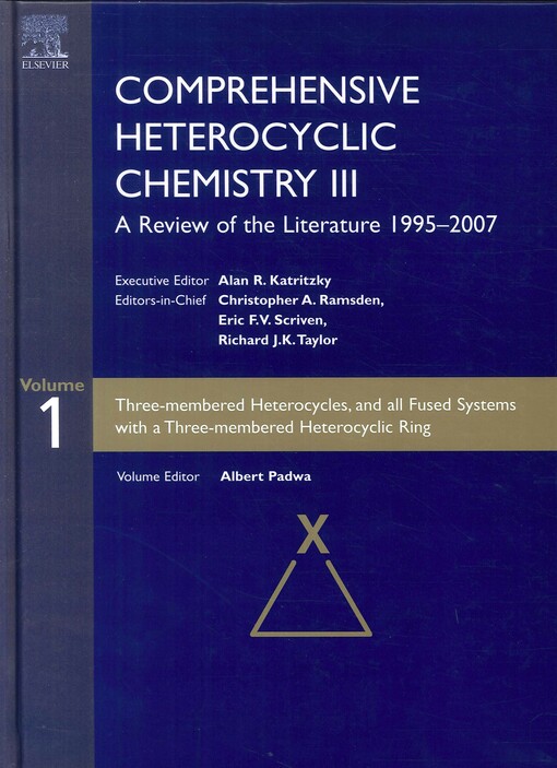 Comprehensive heterocyclic chemistry III :[a review of the literature 1995-2007].Volume 4,Five-membered rings with two heteroatoms, each with their fused carbocyclic derivatives derivatives