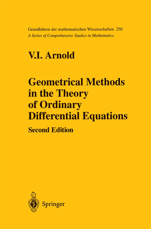 Geometrical methods in the theory of ordinary differential equations