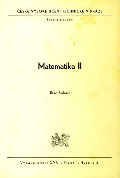 Matematika II