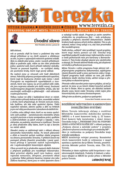 Terezka : zpravodaj občanů města Terezína
