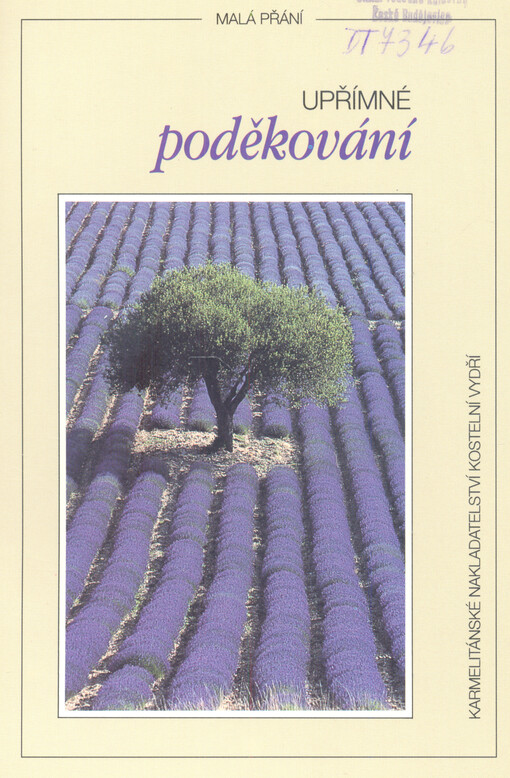 Upřímné poděkování