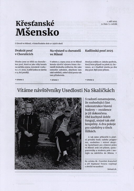 Křesťanské Mšensko : o životě ve Mšeně, v Kokořínském dole a v jejich okolí