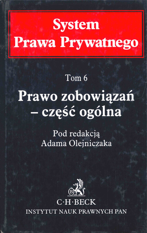 Prawo zobowiązań - część ogólna