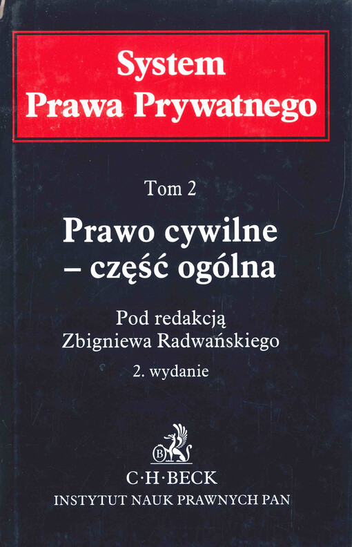 Prawo cywilne - część ogólna