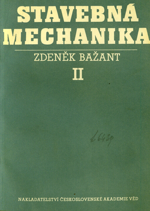 Stavebná mechanika. Díl 2