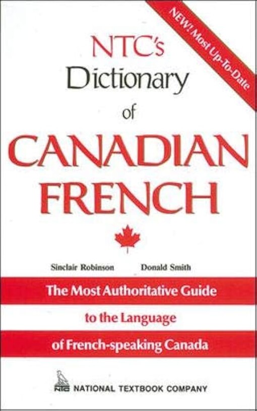 Dictionary of Canadian French