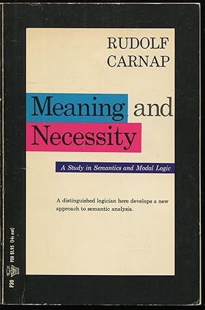 Meaning and Necessity (Phoenix Books)