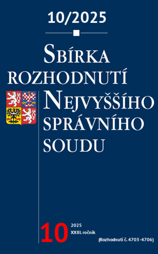 Sbírka rozhodnutí Nejvyššího správního soudu : rozhodnutí č. 4388/2022 - 4399/2022
