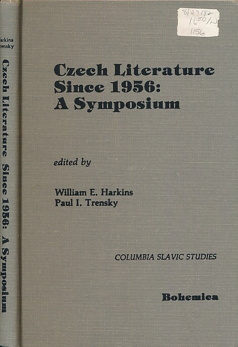 Czech literature since 1956 :a symposium