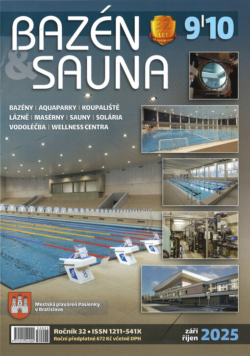  Bazén & sauna : revue pro bazény, koupaliště, lázně, masérny, sauny, solária, vodoléčbu