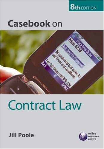 Casebook on contract law
