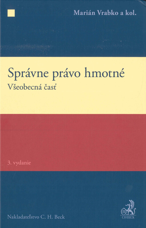 Správne právo hmotné : všeobecná časť