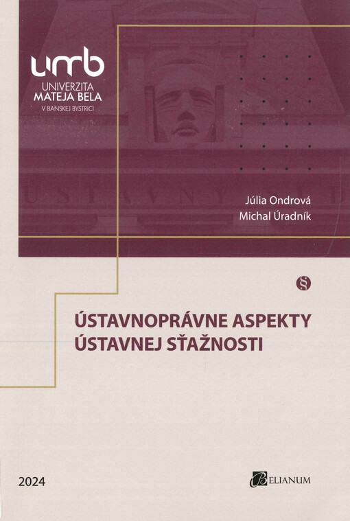 Ústavnoprávne aspekty ústavnej sťažnosti