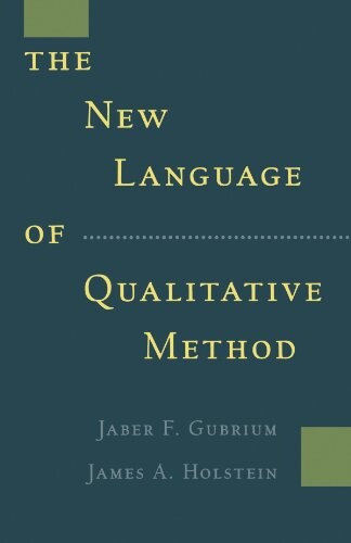 The new language of qualitative method