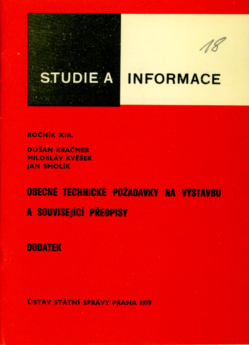 Obecné technické požadavky na výstavbu a související předpisy : Dodatek