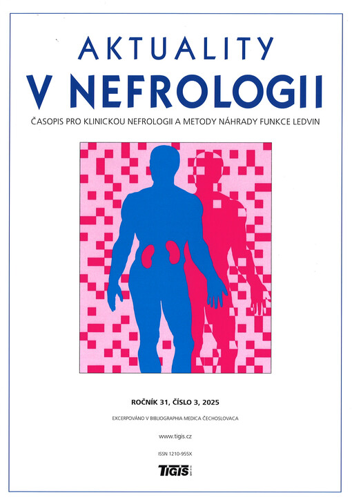Aktuality v nefrologii : časopis pro klinickou nefrologii a metody náhrady funkce ledvin