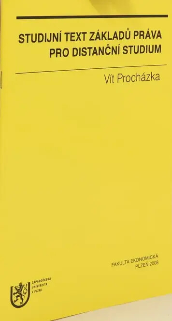 Studijní text základů práva pro distanční studium