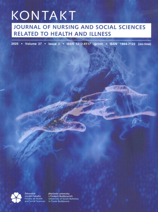 Kontakt : scientific acta Faculty of social and health studies