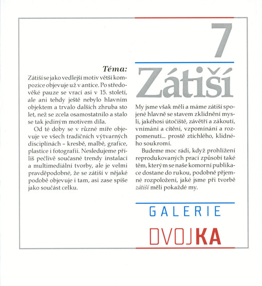Téma 7: Zátiší