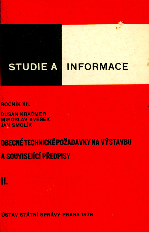 Obecné technické požadavky na výstavbu a související předpisy. 2. [sv.
