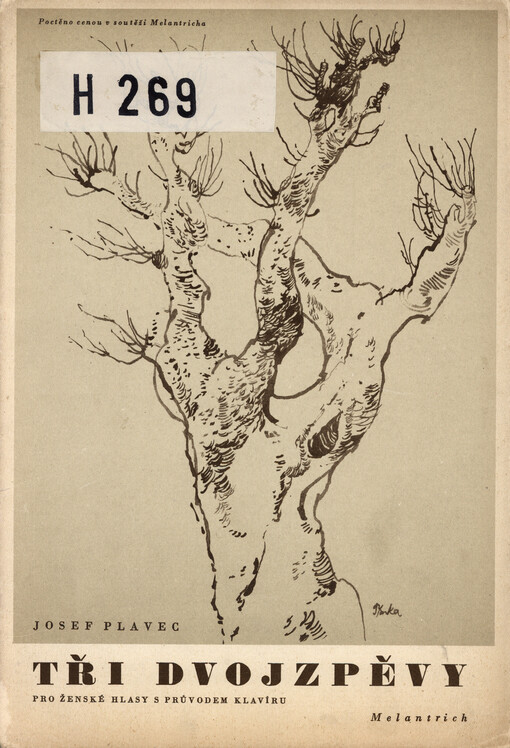 Tři dvojzpěvy : pro ženské hlasy s průvodem klavíru