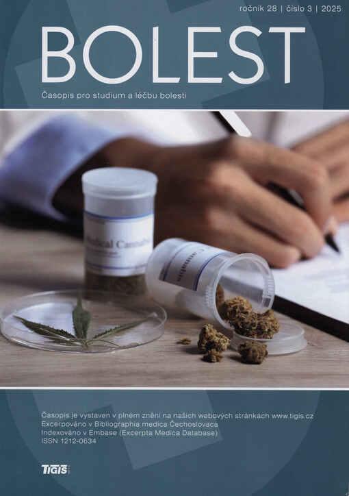 Bolest : časopis Společnosti pro studium a léčbu bolesti