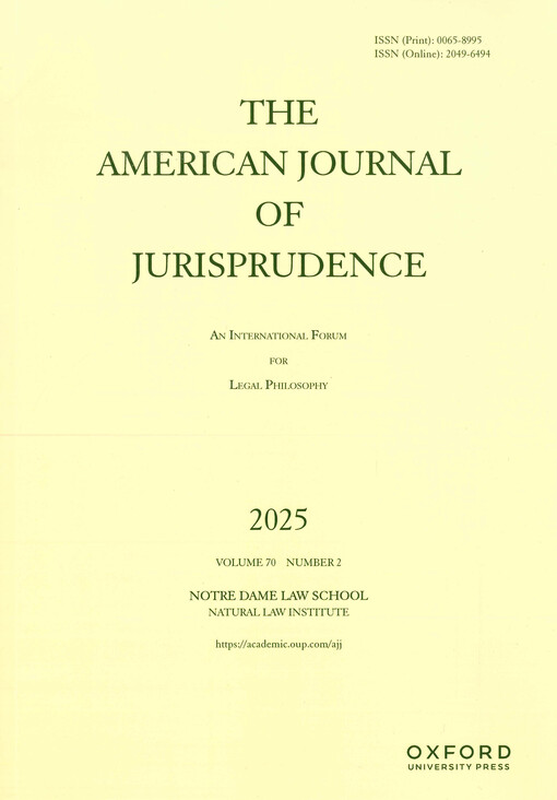 American journal of jurisprudence.