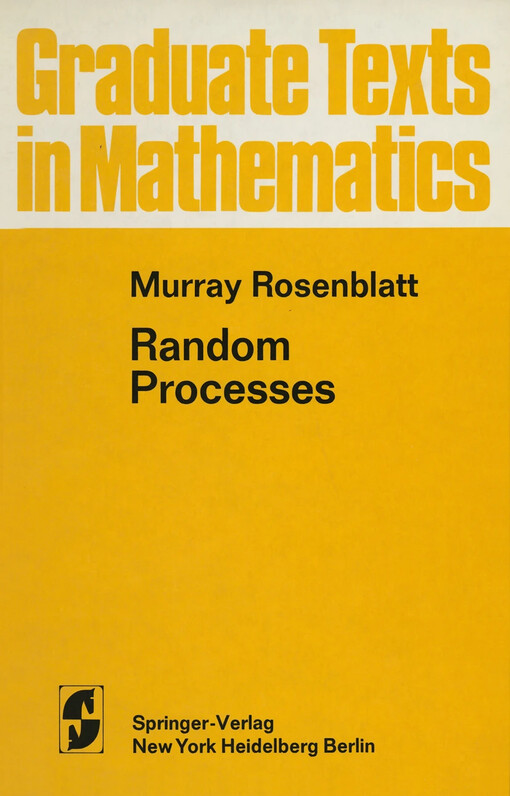 Random processes / M. Rosenblatt