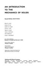 An introduction to the mechanics of solids / Robert R. Archer ... [et al.] ; edited by Thomas J. Lardner