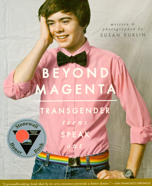  Susan Kuklin - Beyond magenta : transgender teens speak out