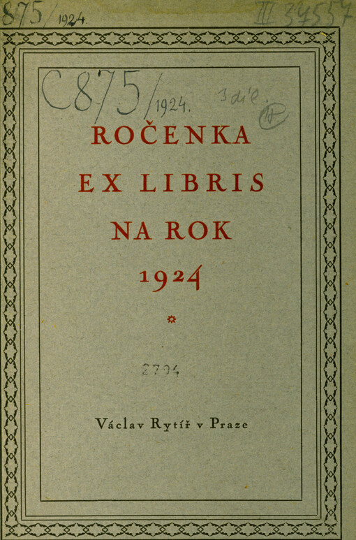 Ročenka Ex libris