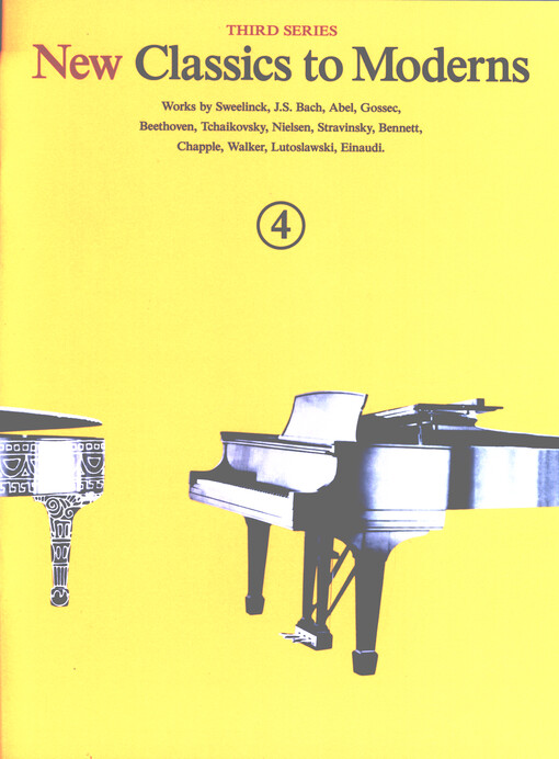 New Classics to Moderns. Book 4
