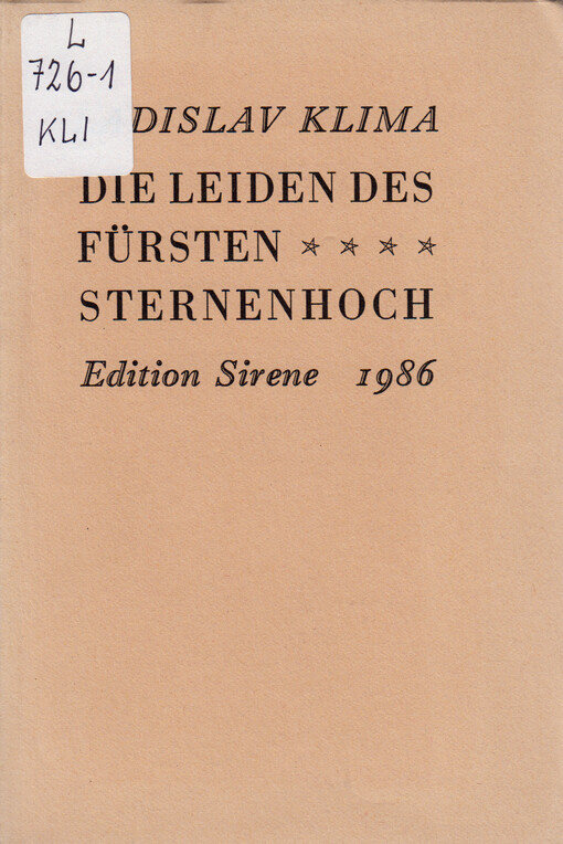 Die Leiden des Fürsten Sternenhoch