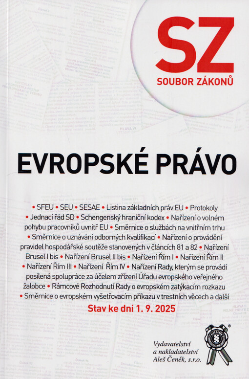 Evropské právo : (soubor zákonů)