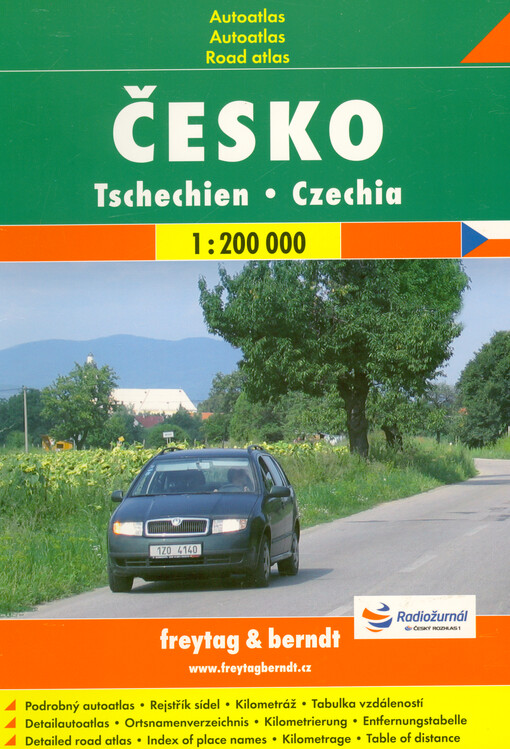 Česko : autoatlas = Tschechien : Autoatlas = Czechia : road atlas