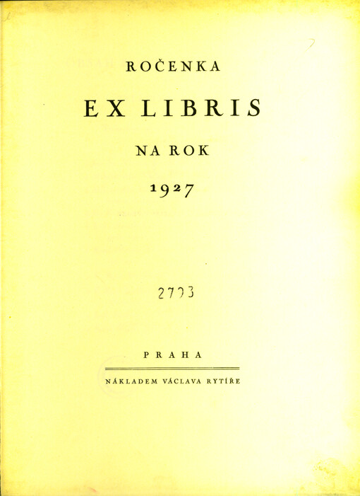 Ročenka Ex libris