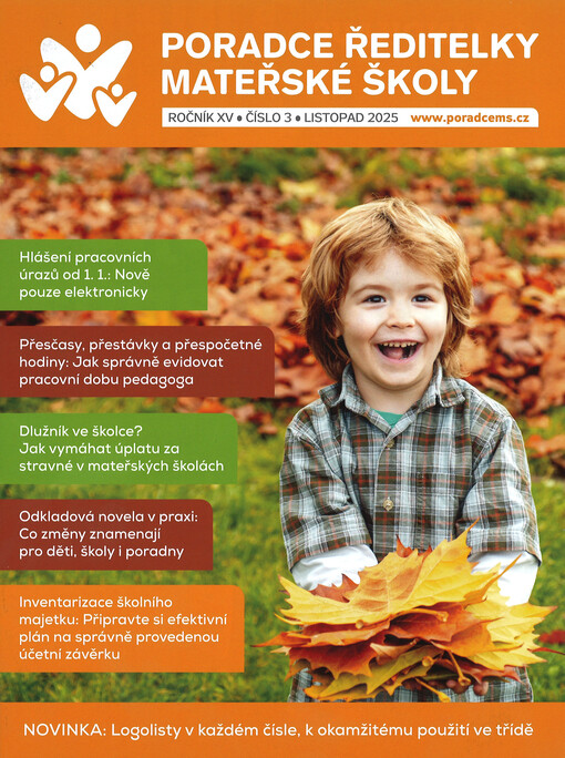 Poradce ředitelky mateřské školy :aktuální informace a praktické rady pro řízení mateřské školy