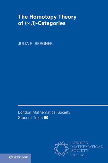 The homotopy theory of (∞, 1)-categories / Julia E. Bergner